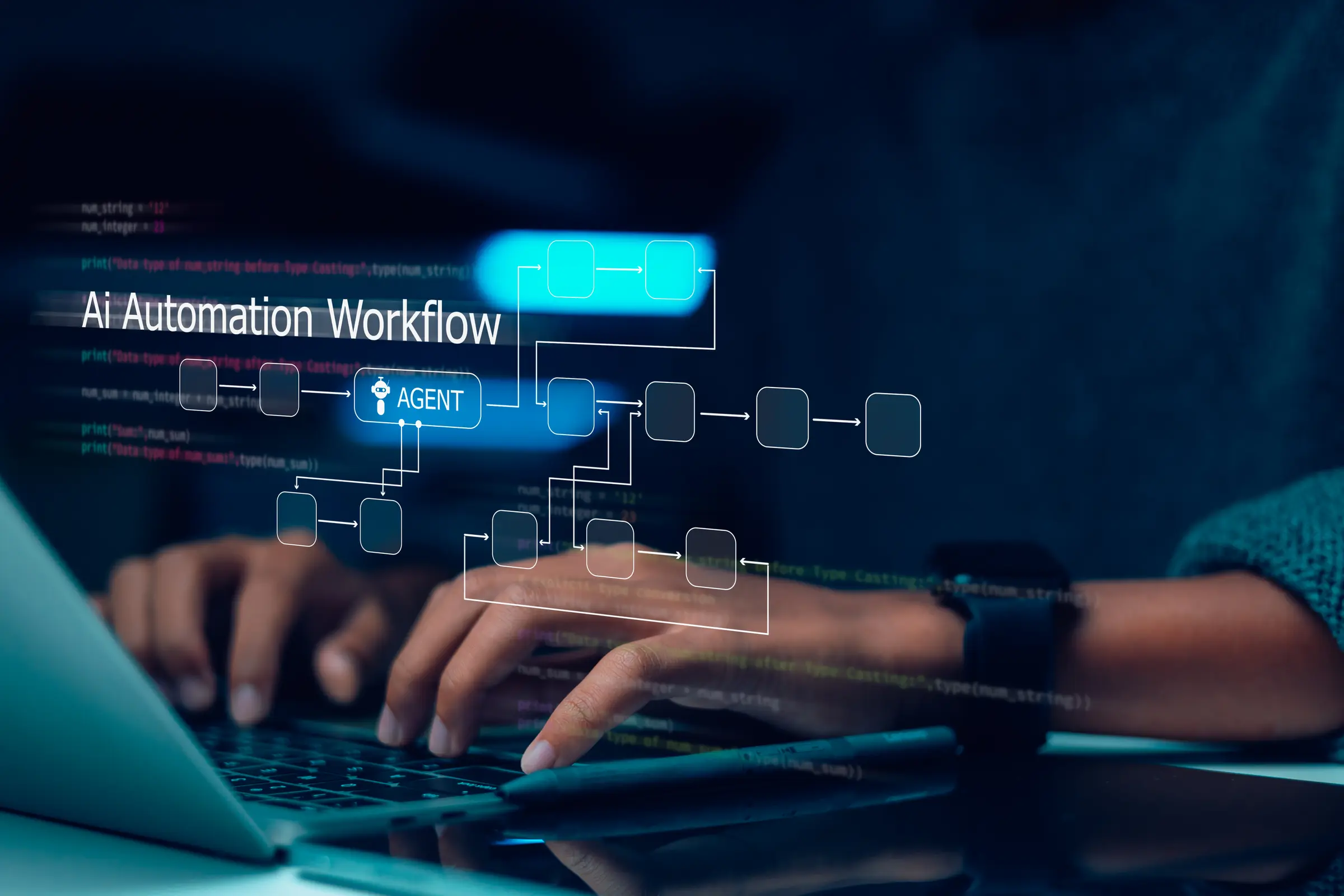 A bespoke AI automation workflow mapped around one team’s process